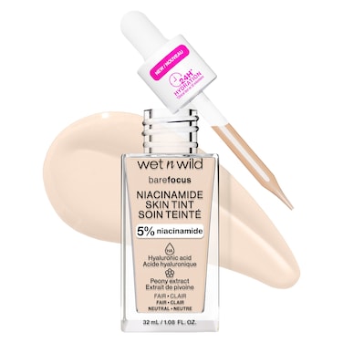 Wet N' Wild Bare Focus Niacinamide Skin Tint, Fair