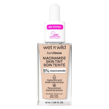 Wet N' Wild Bare Focus Niacinamide Skin Tint, Fair Beige