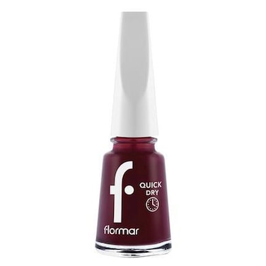 Flormar Quick Dry Nail Enamel QD 22 Red Velvet 11ml