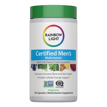 Rainbow Light Men's Multivitamin With Organic Fruits &amp; Vegetables, 120 Capsules (Package May Vary)