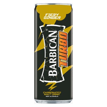 بربيكان تيربو مشروب شعير غازي خالي من الكحول بنكهة الزنجبيل الناري 240 ملل