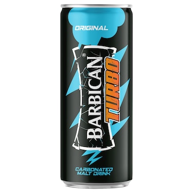 Barbican Turbo Classic Carbonated Non-Alcoholic Malt Drink Can, 240ml