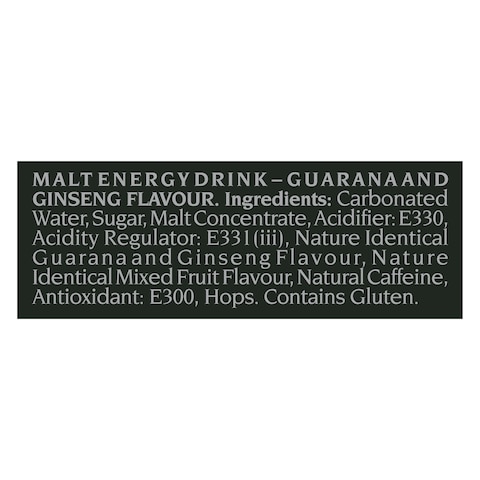 Barbican Turbo Classic Carbonated Non-Alcoholic Malt Drink Can, 240ml Pack of 6