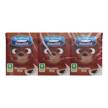 Saudia Chocolate Milk 200ml Pack of 6
