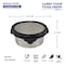 Borosil Stainless Steel Round Shaped Food Container with Lunch Bag Blue 3 PCS
