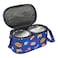 Borosil Stainless Steel Food Container with Lunch Bag Horizontal Blue 4 PCS