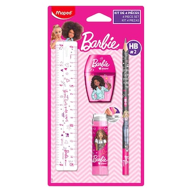 Maped Barbie Themed Stationery Set