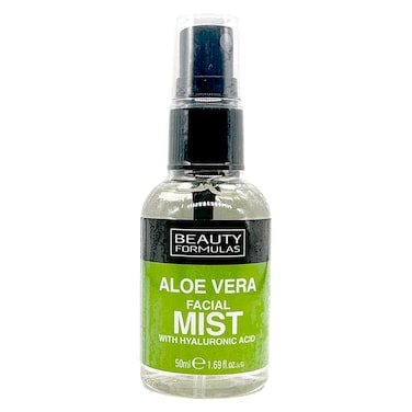 Beauty Formulas Aloe Vera Facial Mist with Hyaluronic Acid 50ml