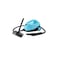 Handheld Steam Cleaner, 25cm Height, 30cm Length, Turquoise Blue, Adjustable Handle