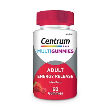 Centrum Multi Gummies Adult Energy Release Food Supplement 60 Gummies