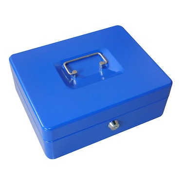 Metal Cash Box with Money Tray