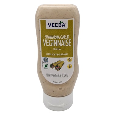 فيبا صلصة الشاورما نباتية بالثوم، كريمية بدون بيض 290 غرام