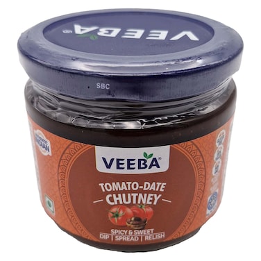 Veeba Tomato Date Chutney Spicy and Sweet 350g