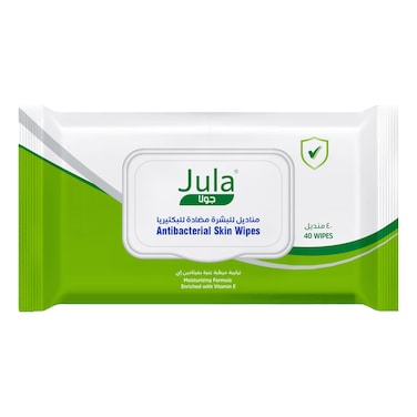 Jula Antibacterial Skin Wipes 40 Wipes