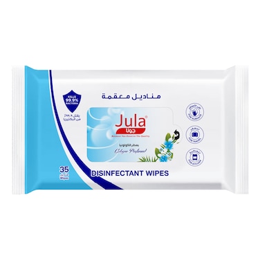 Jula Disinfectant Wipes Cologne Perfumed 35 Wipes