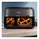 Philips 3000 Series Dual Basket Air Fryer, NA350/00, Black, 9 L