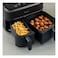 Philips 3000 Series Dual Basket Air Fryer, NA350/00, Black, 9 L