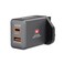 Swiss Military GaN USB Super Wall Charger Grey 45W with USB-C Charging Cable