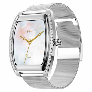 X.Cell Selen Smartwatch Stainless Steel Silver Crown