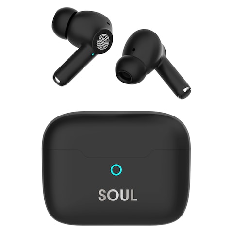 X.Cell Soul 15 Truly Wireless Active Noise Cancelling Bluetooth In-Ear Earbuds Black