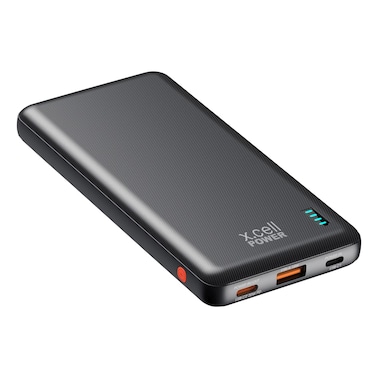 إكس.سيل بنك الطاقة بمنفذ USB لتوصيل الطاقة -أسود  10200 مللي أمبير