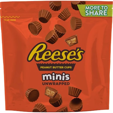 Reese&#39;s Minis Unwrapped Peanut Butter Cups with Milk Chocolate 185g