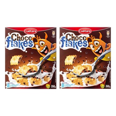 Cuetara Choco Flakes 350g Pack of 2