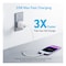 Anker USB-A and USB-C Adapter White 33W