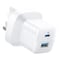 Anker USB-A and USB-C Adapter White 33W
