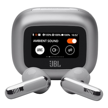 JBL Live Flex 3 Truly Wireless Noise Cancelling Bluetooth In-Ear Earbuds Silver