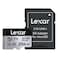 Lexar Professional Silver Plus MicroSDXC UHS-I Memory Card LMSSIPL256G-BNANG Silver 256GB