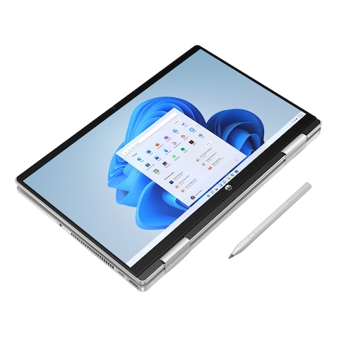 HP Pavilion x360 14-ek1010ne 2-In-1 Laptop With 14-Inch Display Core i7 Processor 16GB RAM 1TB SSD Intel Iris Xe Graphic Card Natural Silver