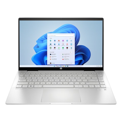 HP Pavilion x360 14-ek1010ne 2-In-1 Laptop With 14-Inch Display Core i7 Processor 16GB RAM 1TB SSD Intel Iris Xe Graphic Card Natural Silver