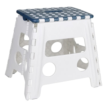 Simplify Polypropylene Folding Plastic Stool Large 28.5x21.5x32cm