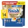 Finish Ultimate Plus Dishwasher Tablets, Lemon Scent, 3x More Cleaning Power, 14 Tabs