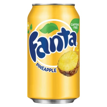 Fanta Soft Drink Can Pineapple 355ml