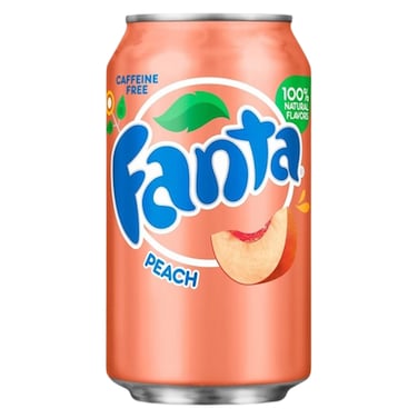 Fanta Soft Drink Can Peach 355ml