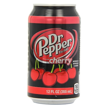 Dr Pepper Soda Can Cherry 355ml