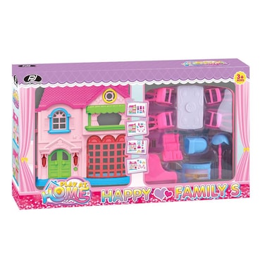 Power Joy Play At Home Happy Family Set Multicolour
