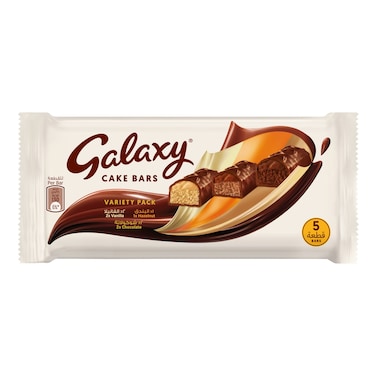 Galaxy Variety Pack Cake Bars, 27g Pack of 5