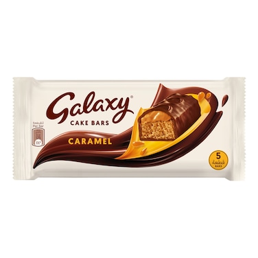 Galaxy Caramel Cake Bar, 27g Pack of 5