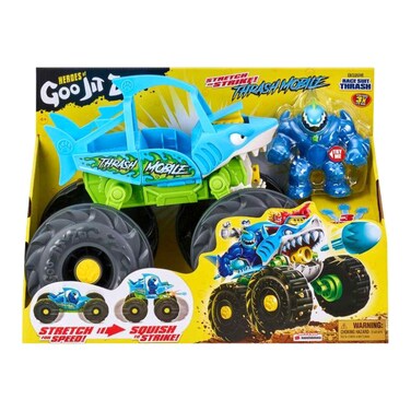 Heroes of Goo Jit Zu Stretch and Squish Thrash Mobile Race Car Toy