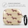 Burga AirPods 3 Always Late Protective Elegant Case For Apple AirPods, Cover Charging LED Visible, Scratch-Resistant, Shockproof Case