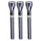 Expert Rechargeable LED Torch Light EX-0141 Silver 3 PCS