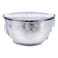 Ikoo Glass Stainless Steel Mixing Bowl with Lid 5000ml