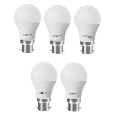 إكسبرت مصباح LED مضادة للبكتيريا ضوء نهاري قوة 9 واط قاعدة B22، 5 قطع