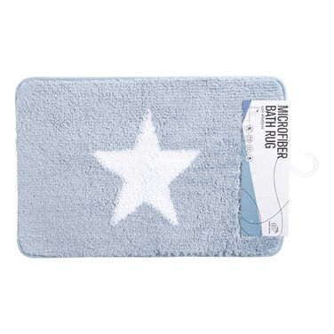 Home Trend Star Design Microfiber Bath Rug 40x60cm
