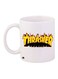 Thrasher Printed Coffee Mug White/Yellow/Brown