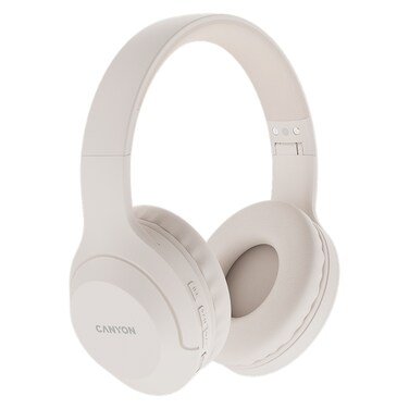 Canyon Truly Wireless Bluetooth Over-Ear Headphones With Mic BTHS-3 Beige