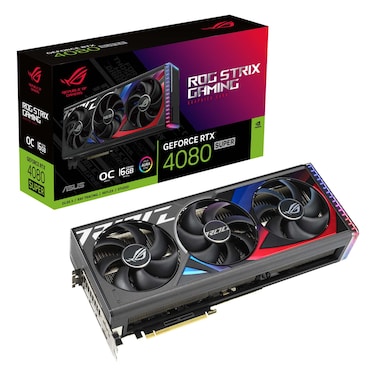 ASUS ROG Strix NVIDIA GeForce RTX 4080 Super 16GB GDDR6X OC Edition Gaming Graphics Card